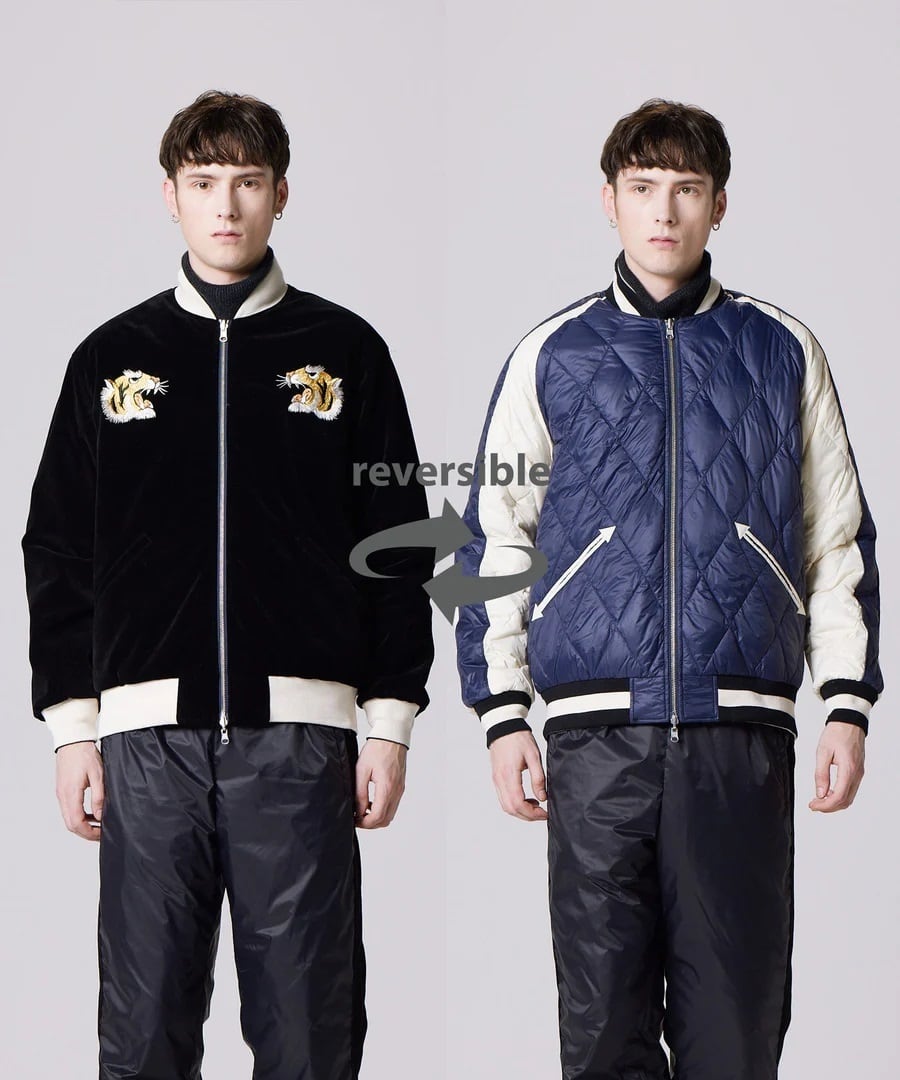 TAION (ﾀｲｵﾝ) - JPNSP REVERSIBLE SKAJAN DOWN JACKET (ｼﾞｬﾊﾟﾝｽﾍﾟｼｬﾙ