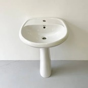 American Standard Pedestal Sink "Curve"