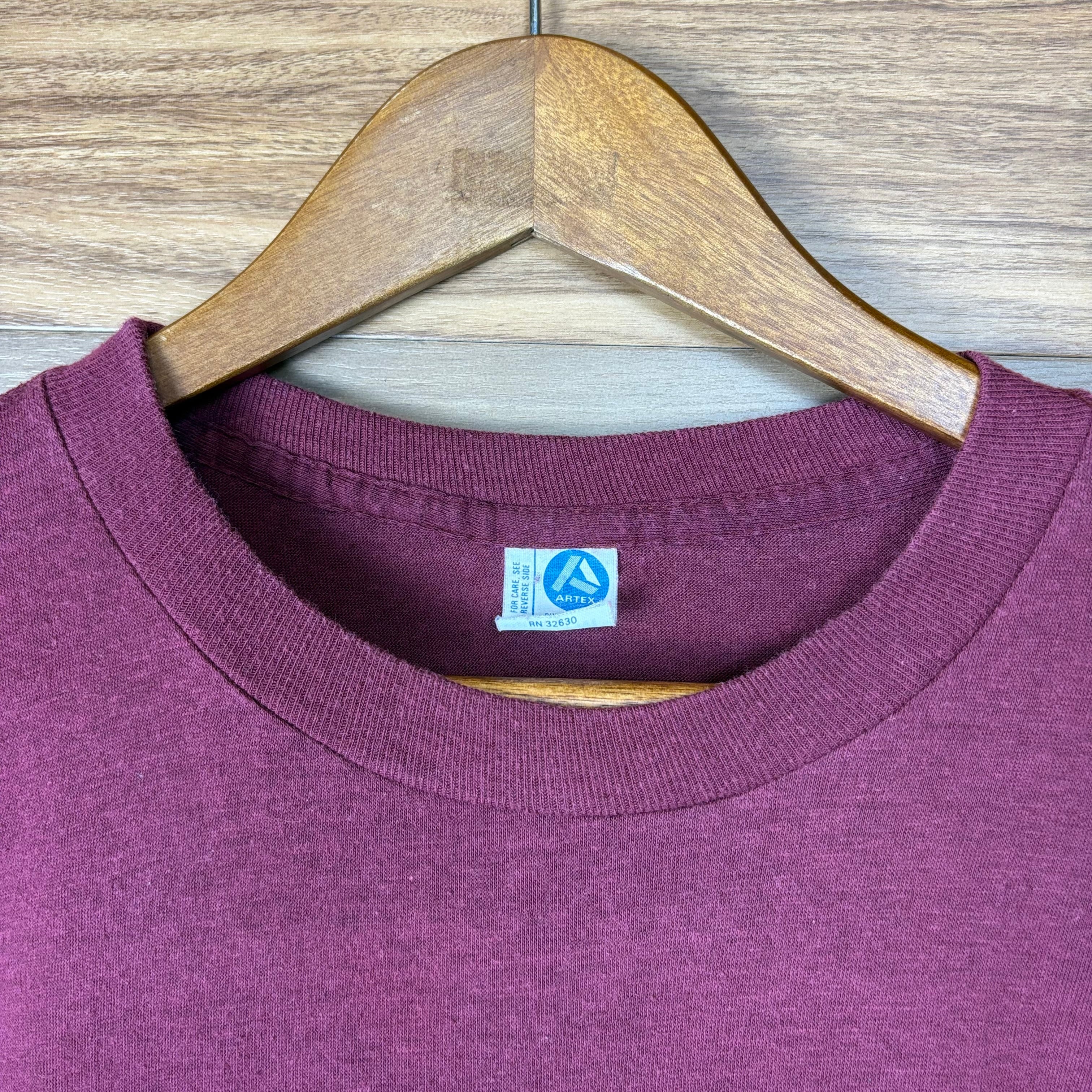 古着通販】USA製 80s ARTEX カレッジ Tシャツ サイズ メンズ M