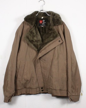 【Caka act2】Flight Detail Vintage Loose Jacket
