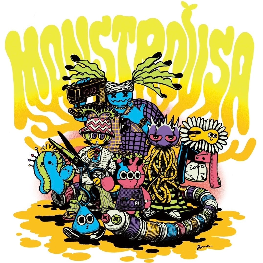 Art TAG T-shirts feat.KANA SUZUKI【Old GREEN】 | MONSTROUSA