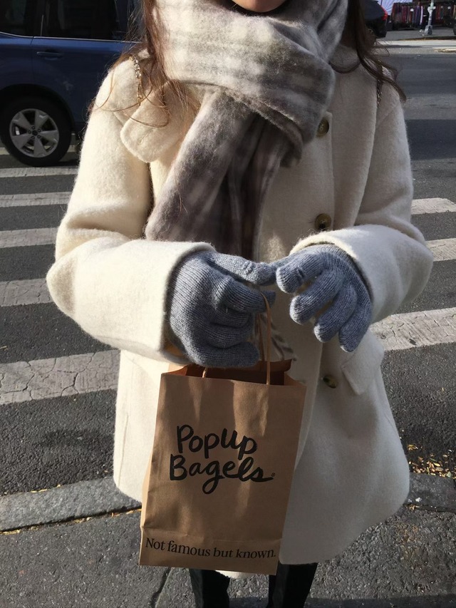 (予約) vegetable / Bell half coat (ivory)