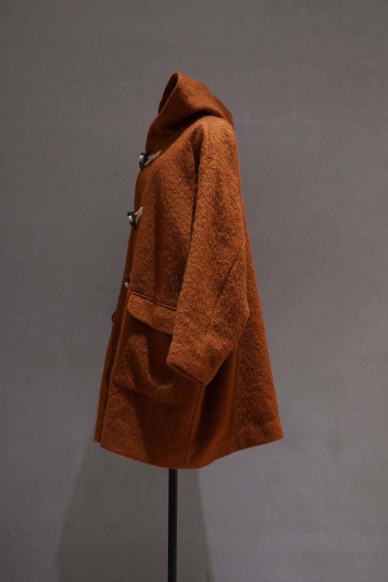 SALE 60%OFF】 BASIS BROEK wool duffle coat orange | Connecter