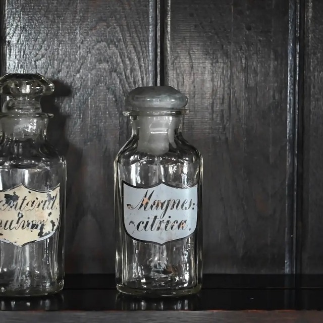 Medicine Bottle【C】/ メディシンボトル〈薬瓶・ボトル・ブロカント・一輪挿し・花瓶・フラワーベース・オブジェ・アンティーク・ヴィンテージ 〉113420