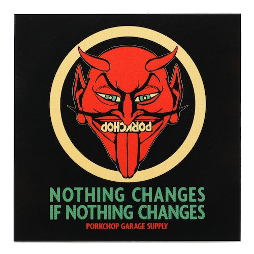 NOTHING DEVIL STICKER