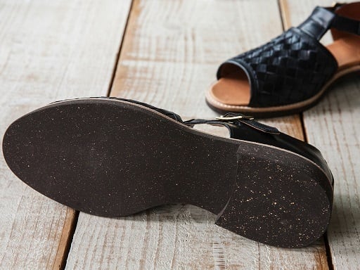 Dapper's(ダッパーズ) ～Classical Horsehide Mesh Sandals BLACK