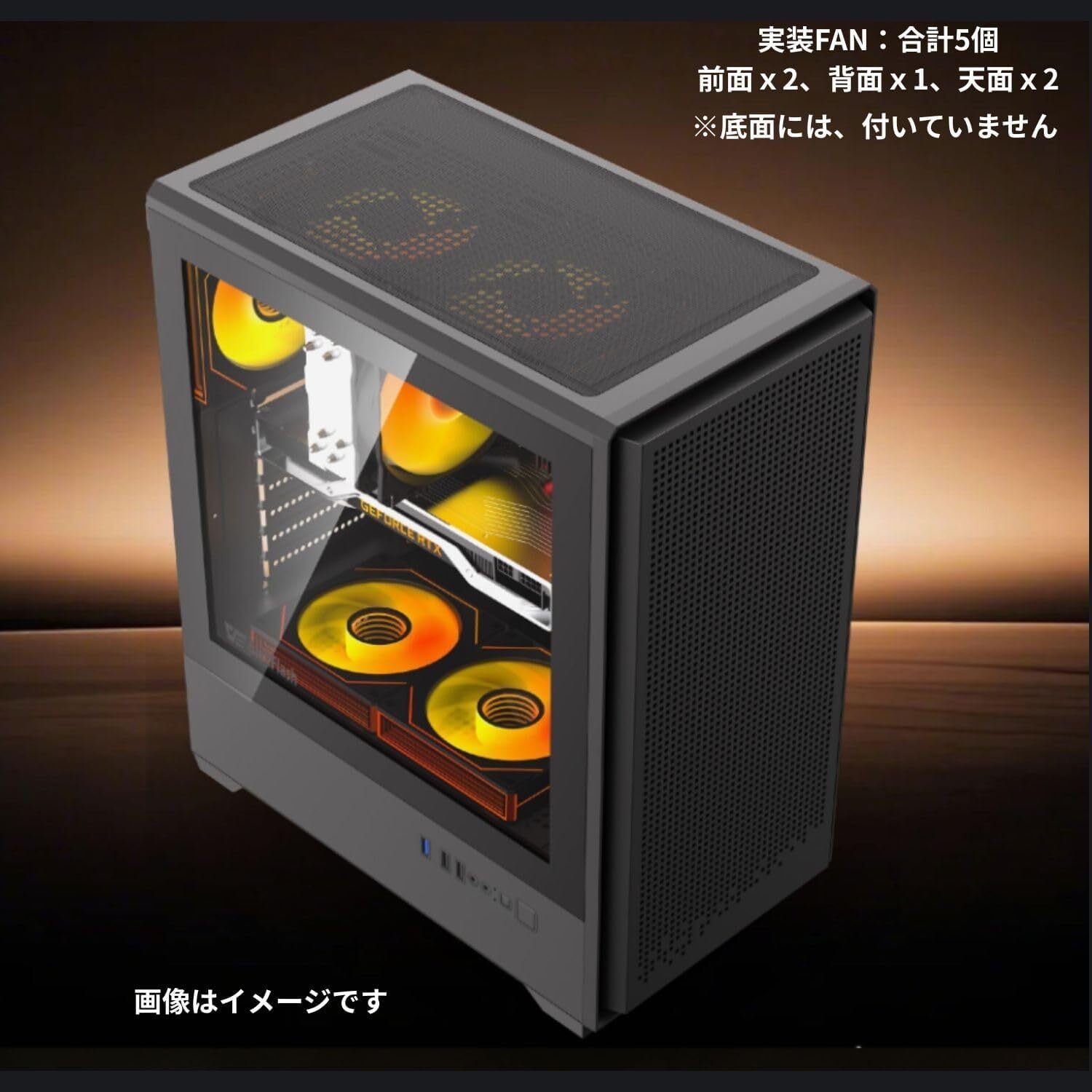 Geame】 ジーム ゲーミングPC デスクトップ Certified GPU RTX3060 12G