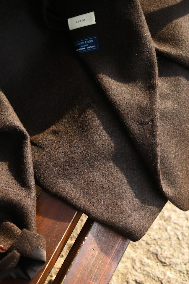 ANTOS exclusive for tatazumaiizumai / Big blazer - alpaca 100% fabric made by bishu -