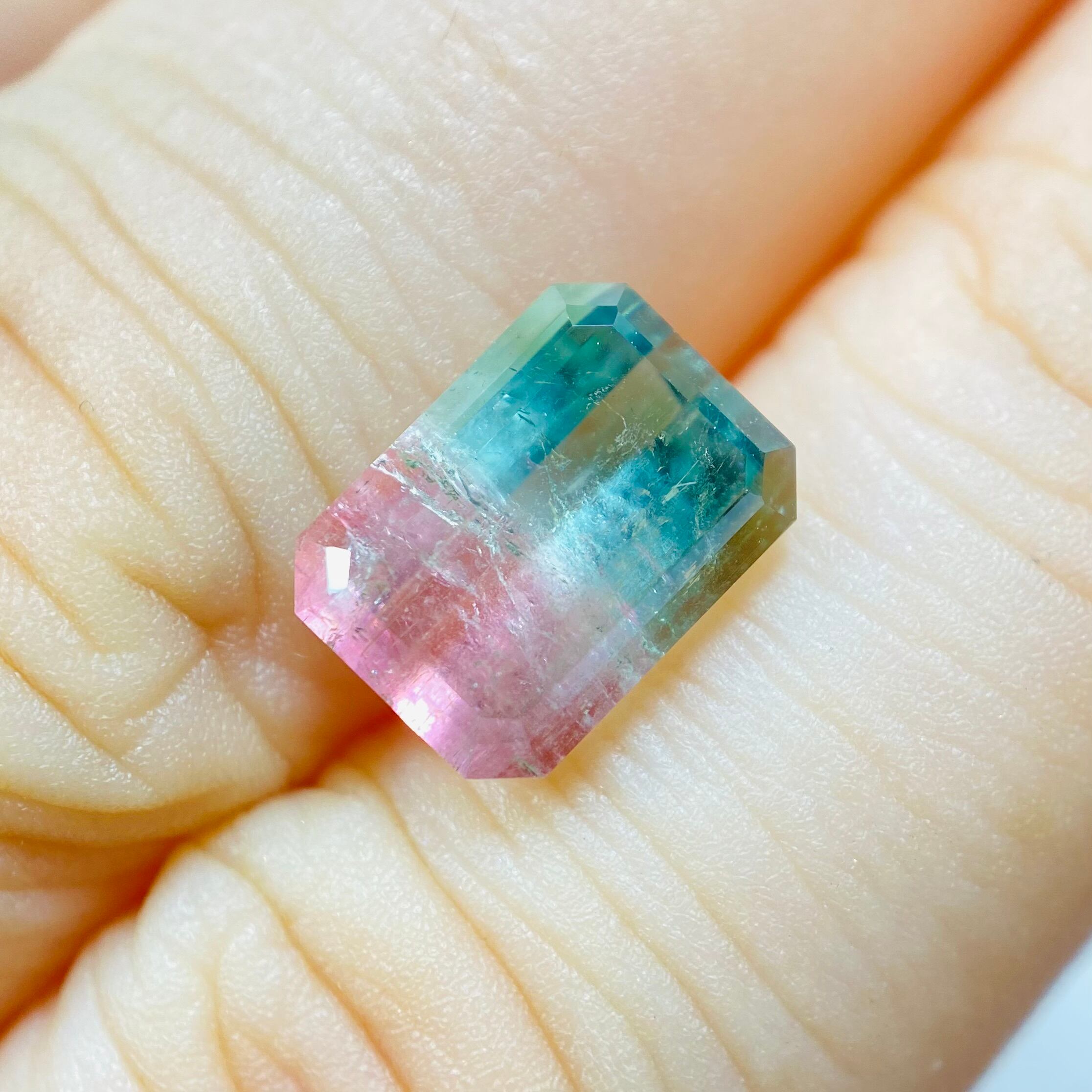 ハッピーポップなキャンディー バイカラートルマリン