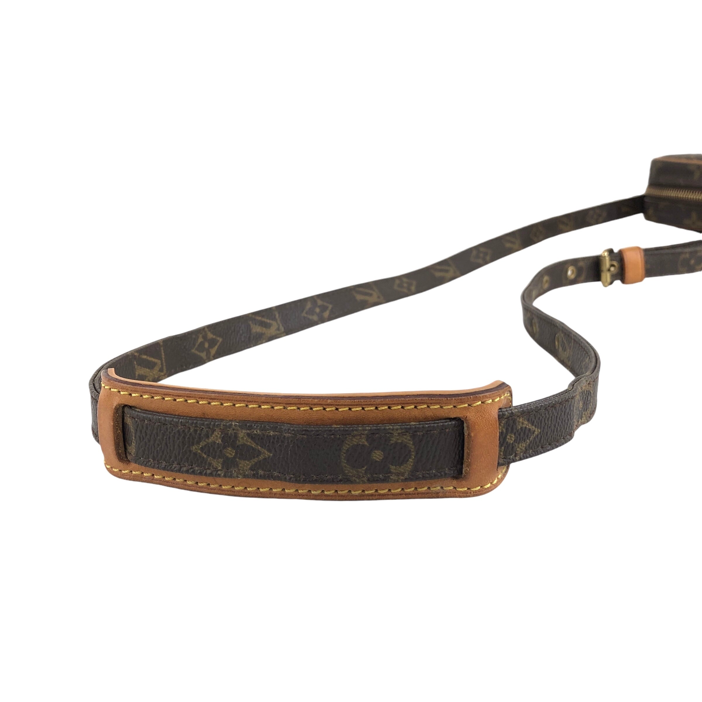 LOUIS VUITTON レザー首輪 調整可能