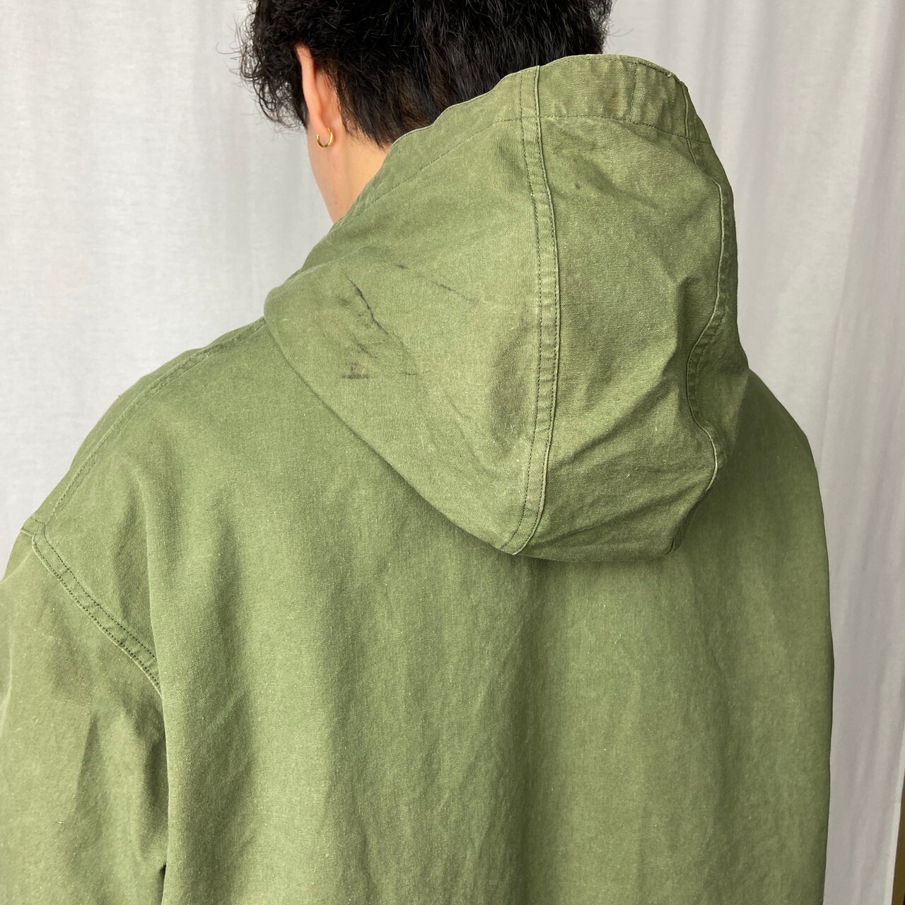 50年代 フランス軍 アノラックパーカー メンズXL-2XL相当 古着 ユーロ 