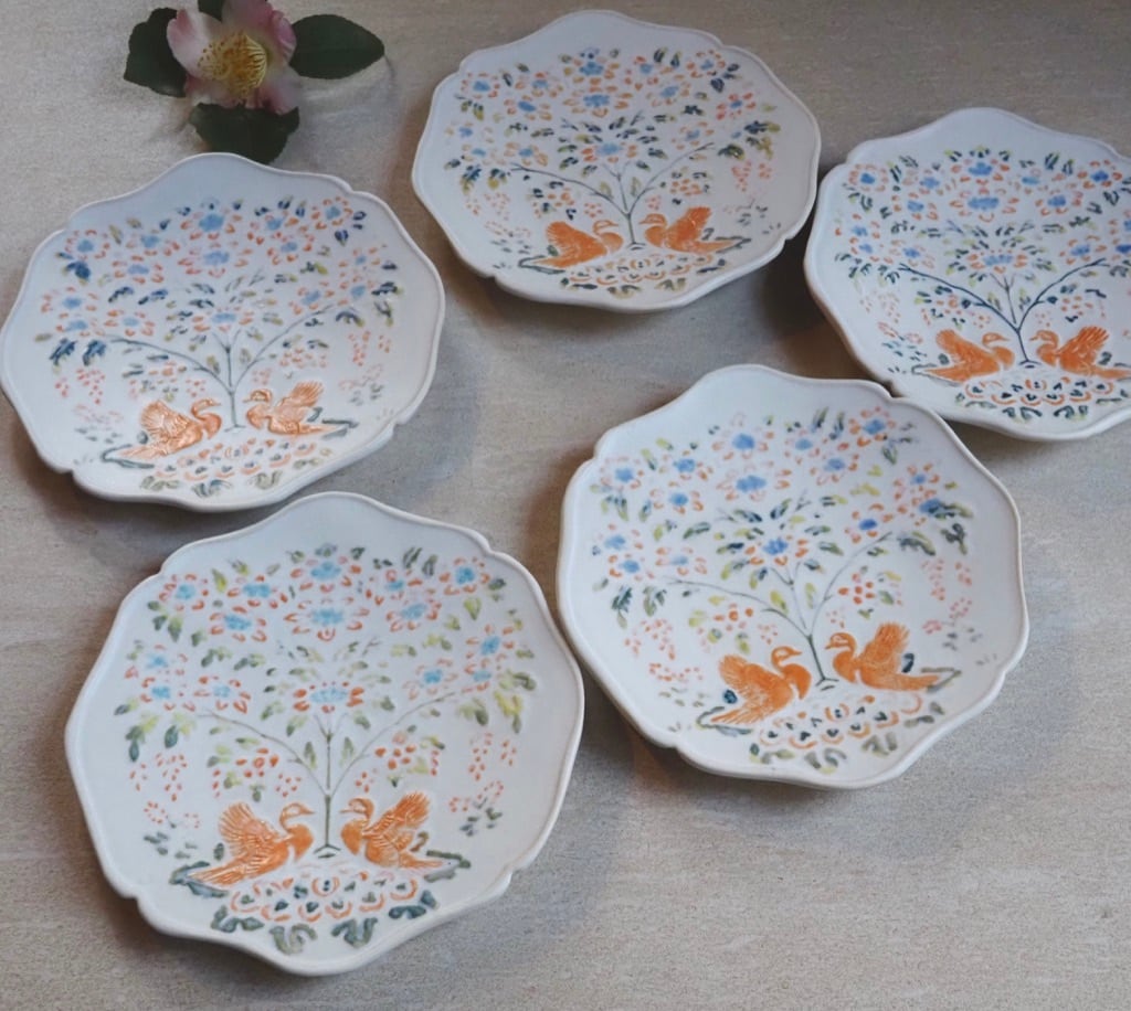 うつわやみたす/鴛鴦文皿