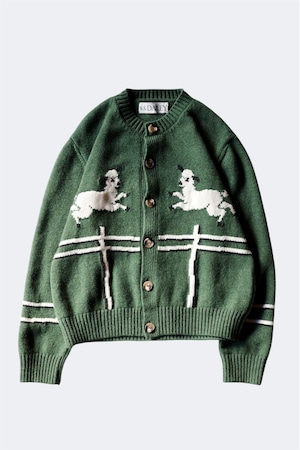 S.S.DALEY【CYRIL LAMB CARDIGAN -GREEN-】
