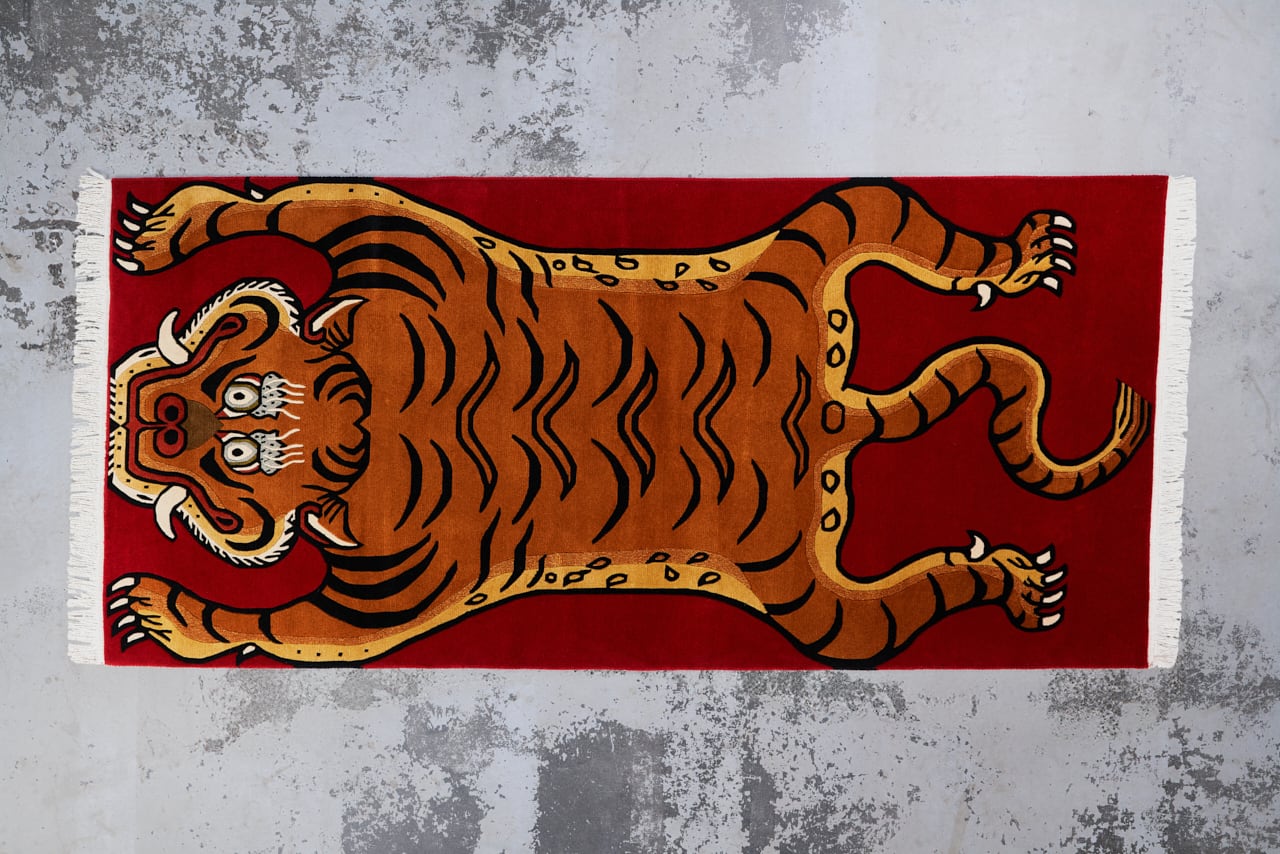 Tibetan Tiger Rug 《Lサイズ•プレミアムウール339》チベタンタイガー