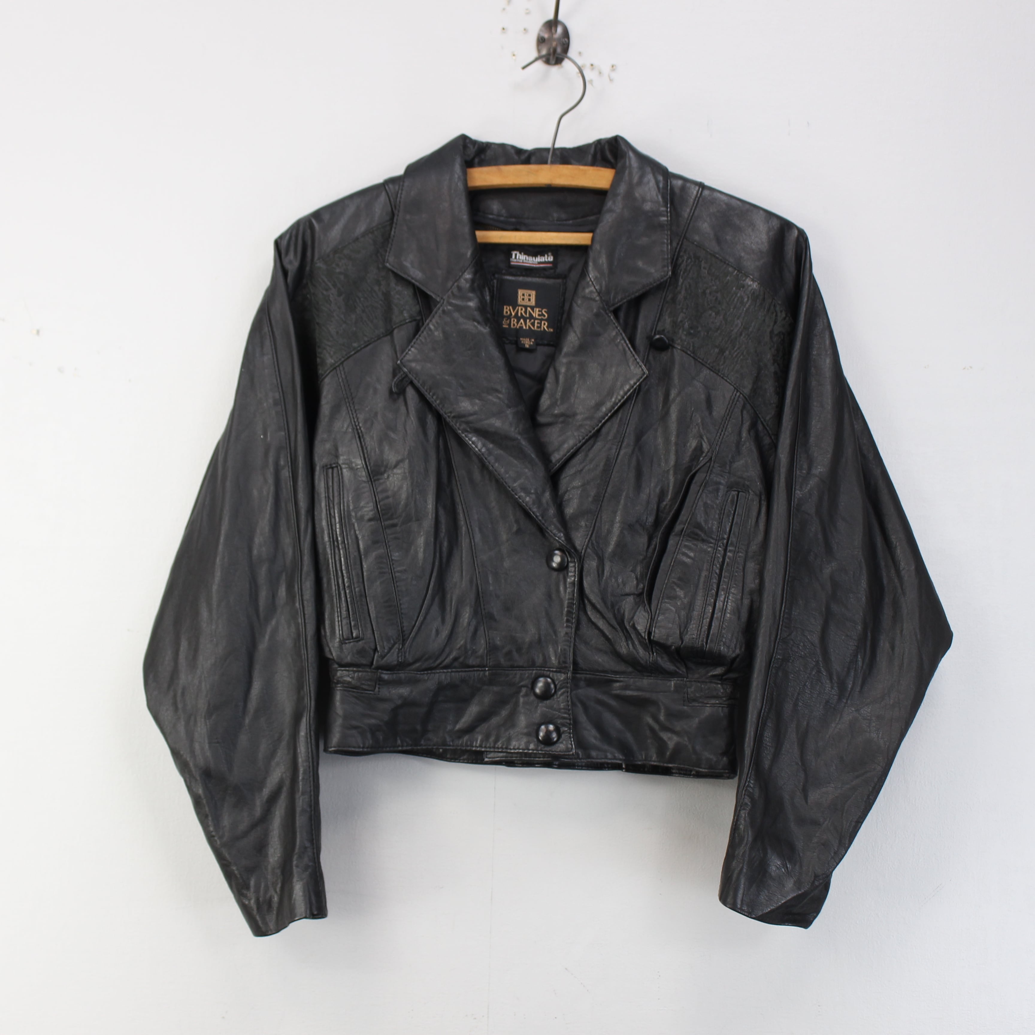 BYRNES & BAKER レザージャケット ライダース短丈 BYRNES & BAKER レザージャケット ライダース短丈