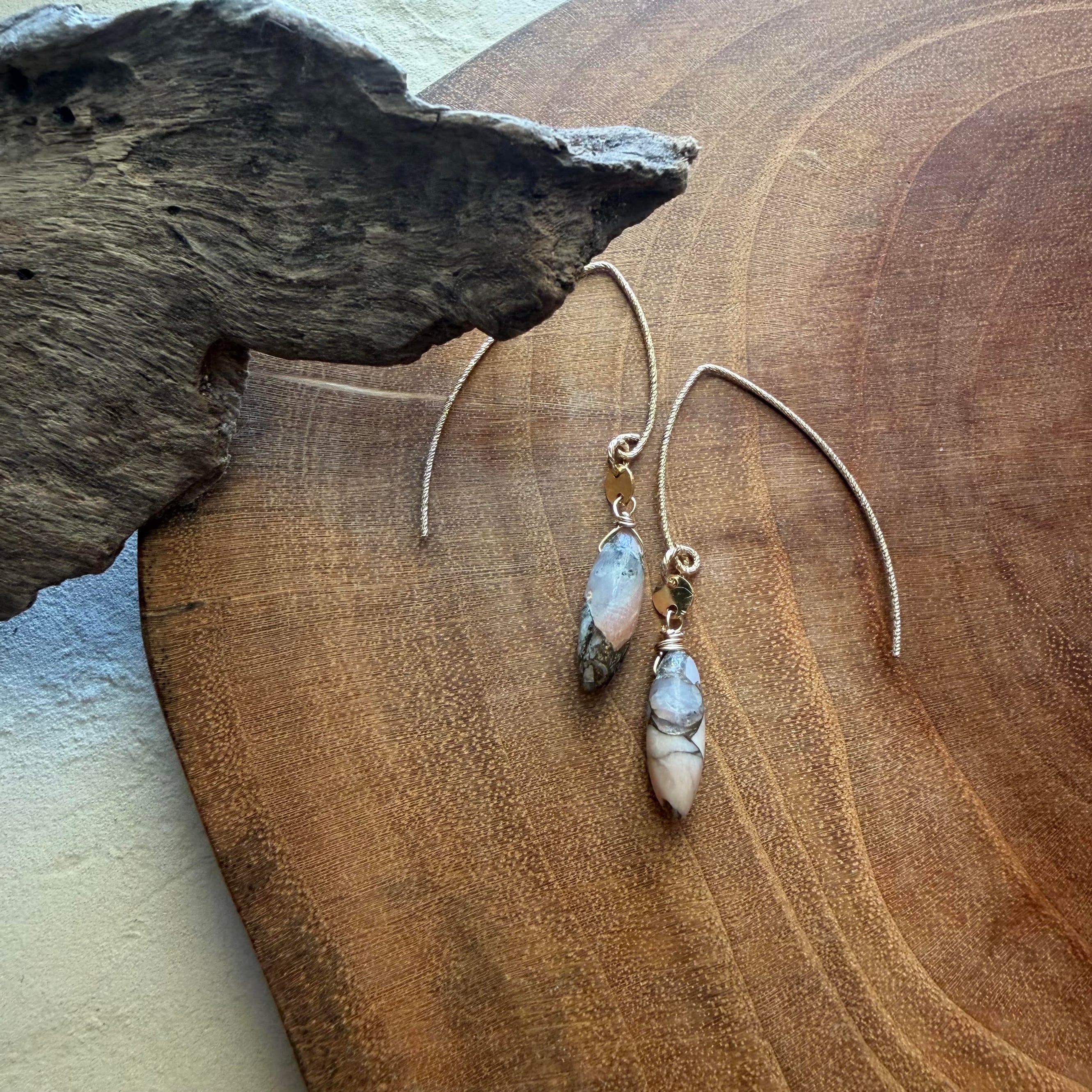Pink opal+Copper*Swing/14K Goldfilled