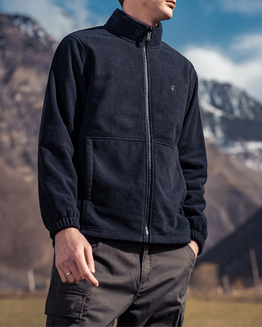 フルジップ フリースジャケット E0046