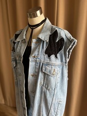 remake denim vest-4818-7