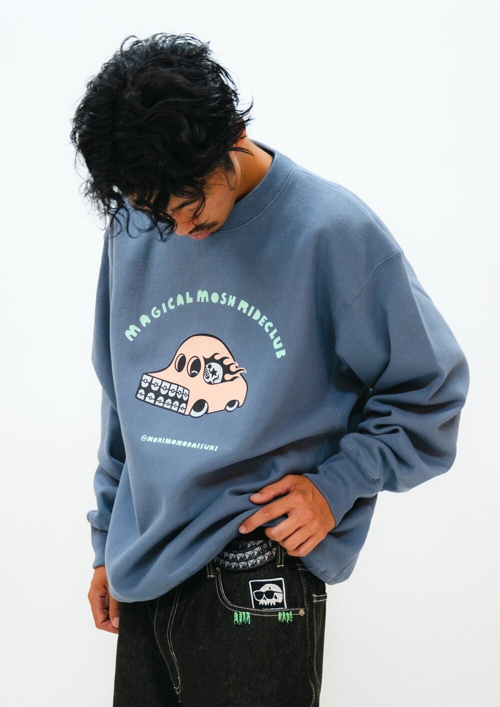 MAGICAL MOSH MISFITS】 マモミMxMxM RIDE CLUB SWEAT DESIGNED BY