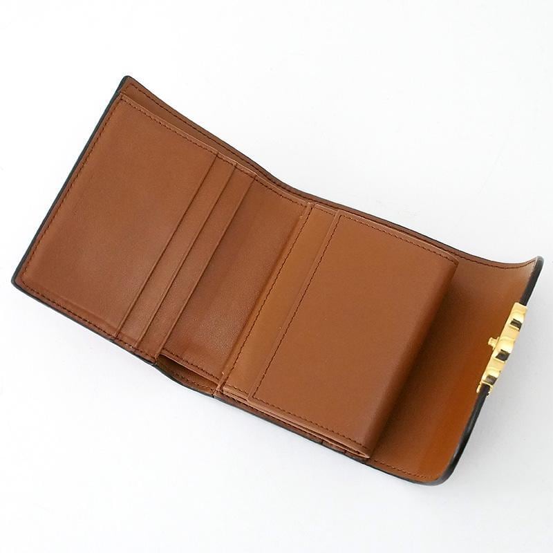 セリーヌ CELINE スモール フラップ ウォレット トリオンフ 10D783BZG