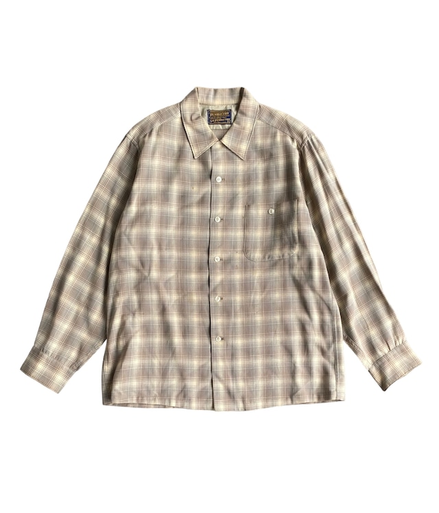 Vintage 60-70s L Ombre check shirt -Pendleton-