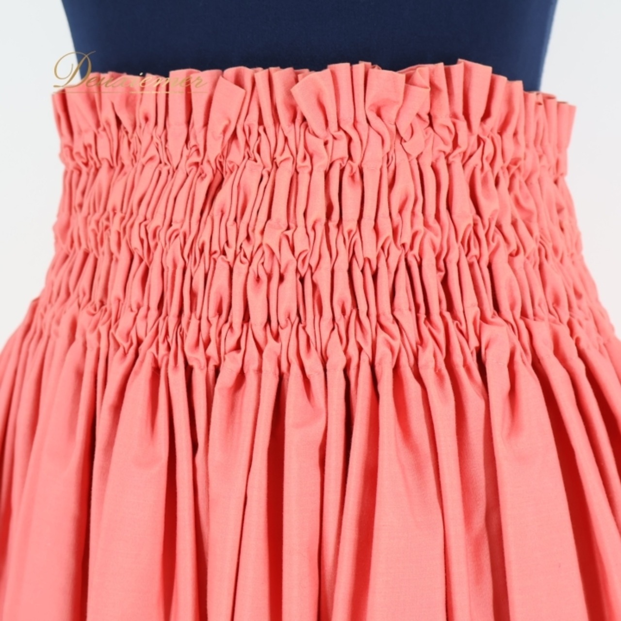 フラダンス 衣装 パウスカート ピンク系 ハレハワイイ 無地 シンプル レッスン 練習 日本製 明るい ハワイアン アロハ かわいい スカート ふんわり