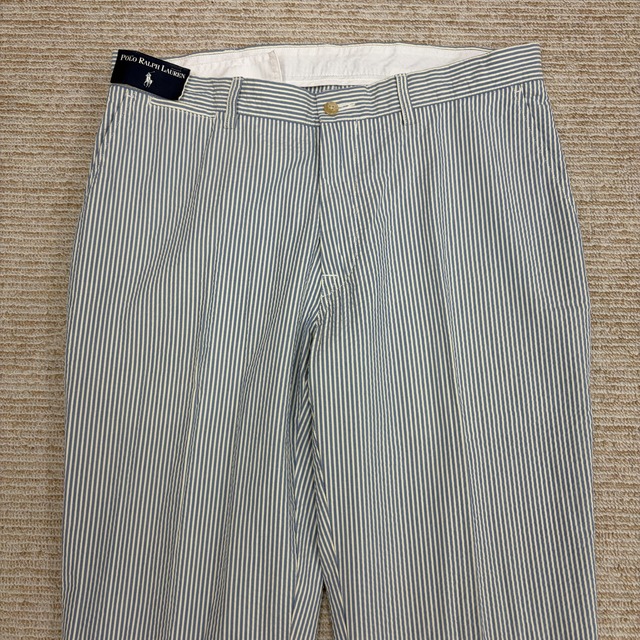 【DEADSTOCK】RALPH LAUREN SEERSUCKER STRIPE SLACKS
