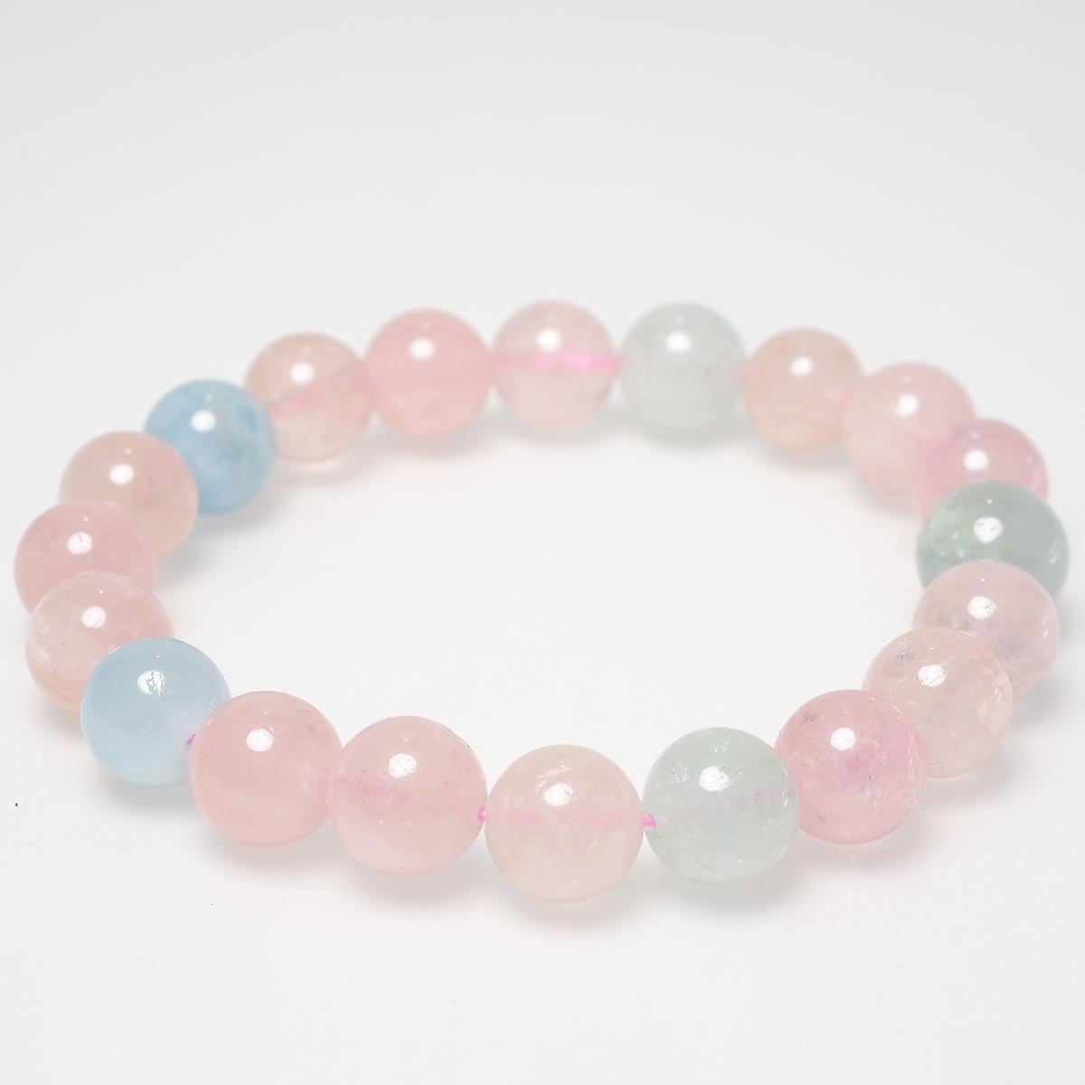 ミックスカラーベリル ブレスレット 10mm 111-2744