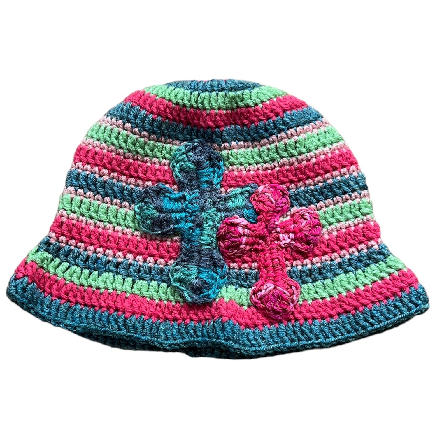 帽子 Y.A.R.N. 3D Cross Handmade Knit hat 24SS Collection