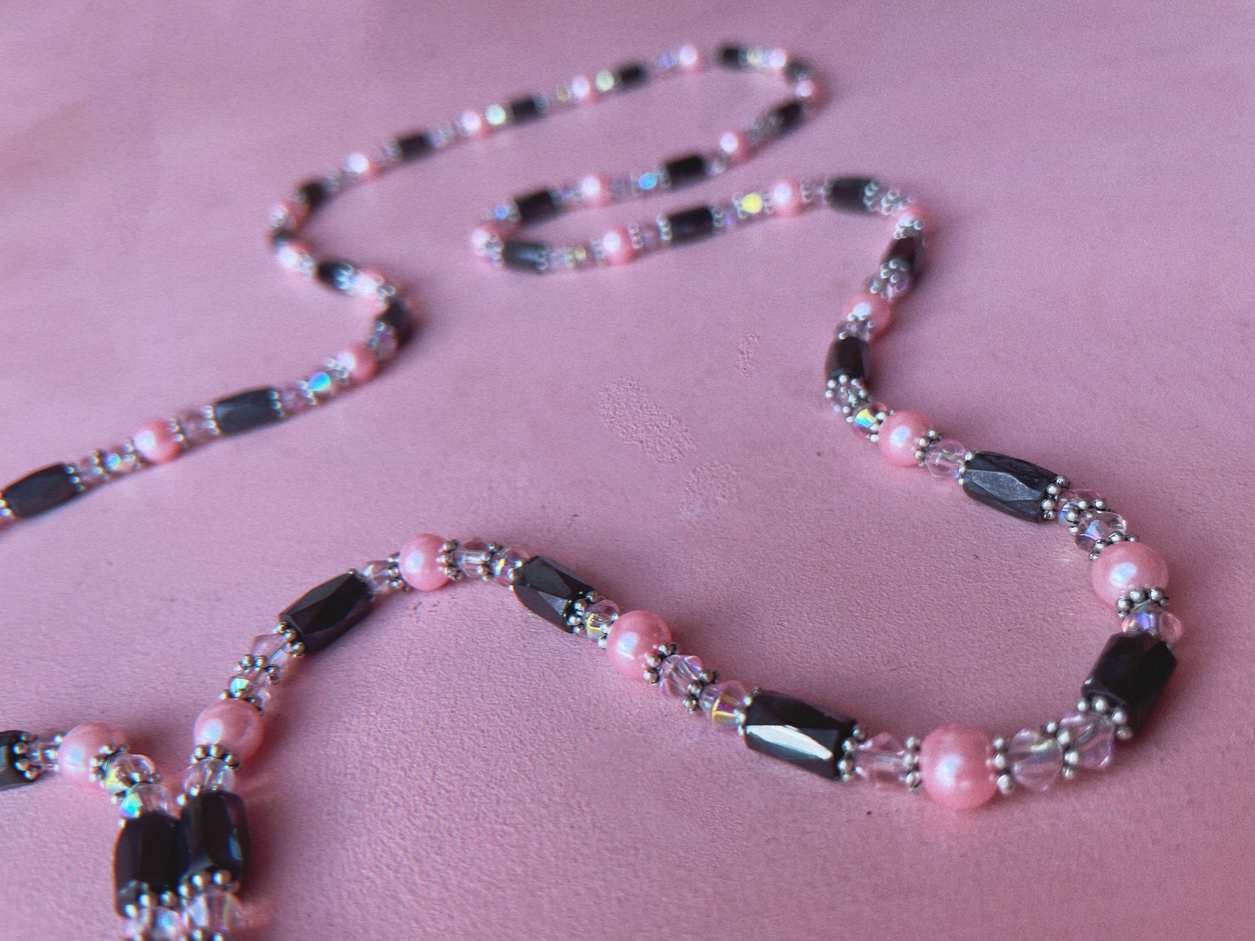 【送料無料】Magnet beads necklace/bracelet