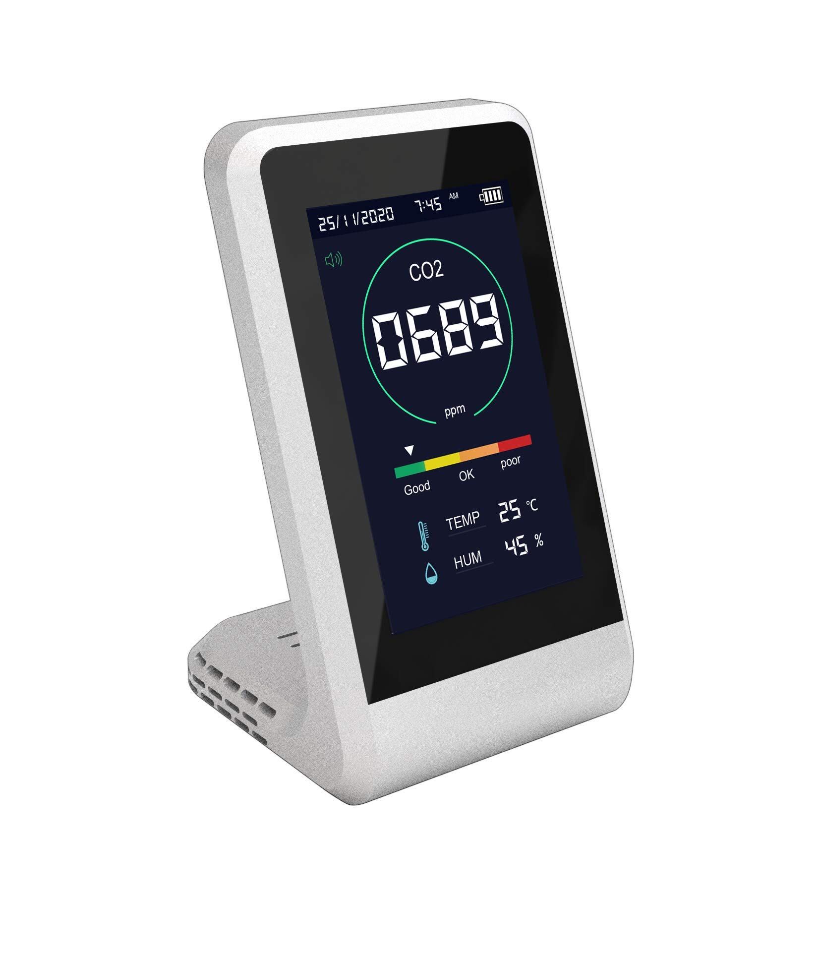 新品　CO2マネージャー　換気 東亜産業 CO2マネージャー 二酸化炭素濃度測定器 アラート機能付き