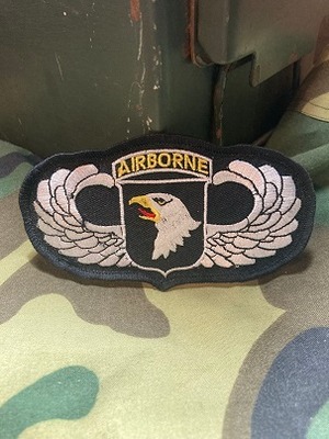 U.S.Army 第101空挺師団 Air Borne ミリタリーワッペン PM0178