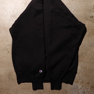 極美品 2XL 黒無地 90s リバースウィーブ チャンピオン スウェット ブラック Reverse weave champion