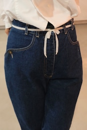 VERY NICE high waist tapered denim pants
