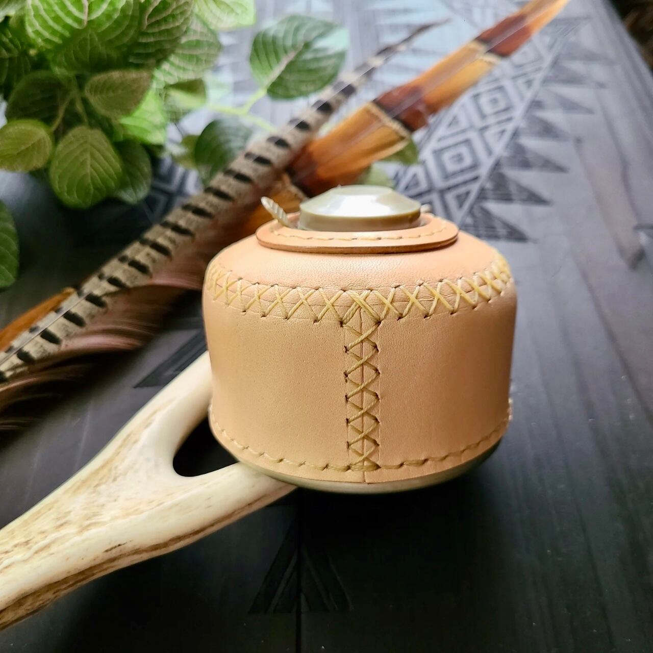 OD缶カバー/100､110サイズ/本革/スノーピーク/プリムス | タフレザー