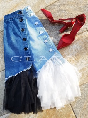 Tulle Denim SK《 即日発送 》