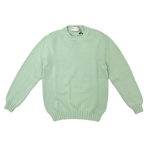 Settefili Cashmere(セッテフィーリカシミア) Melange Cotton/Nylon CrewNeck Knit(PARK6H.PAR7)/MINT