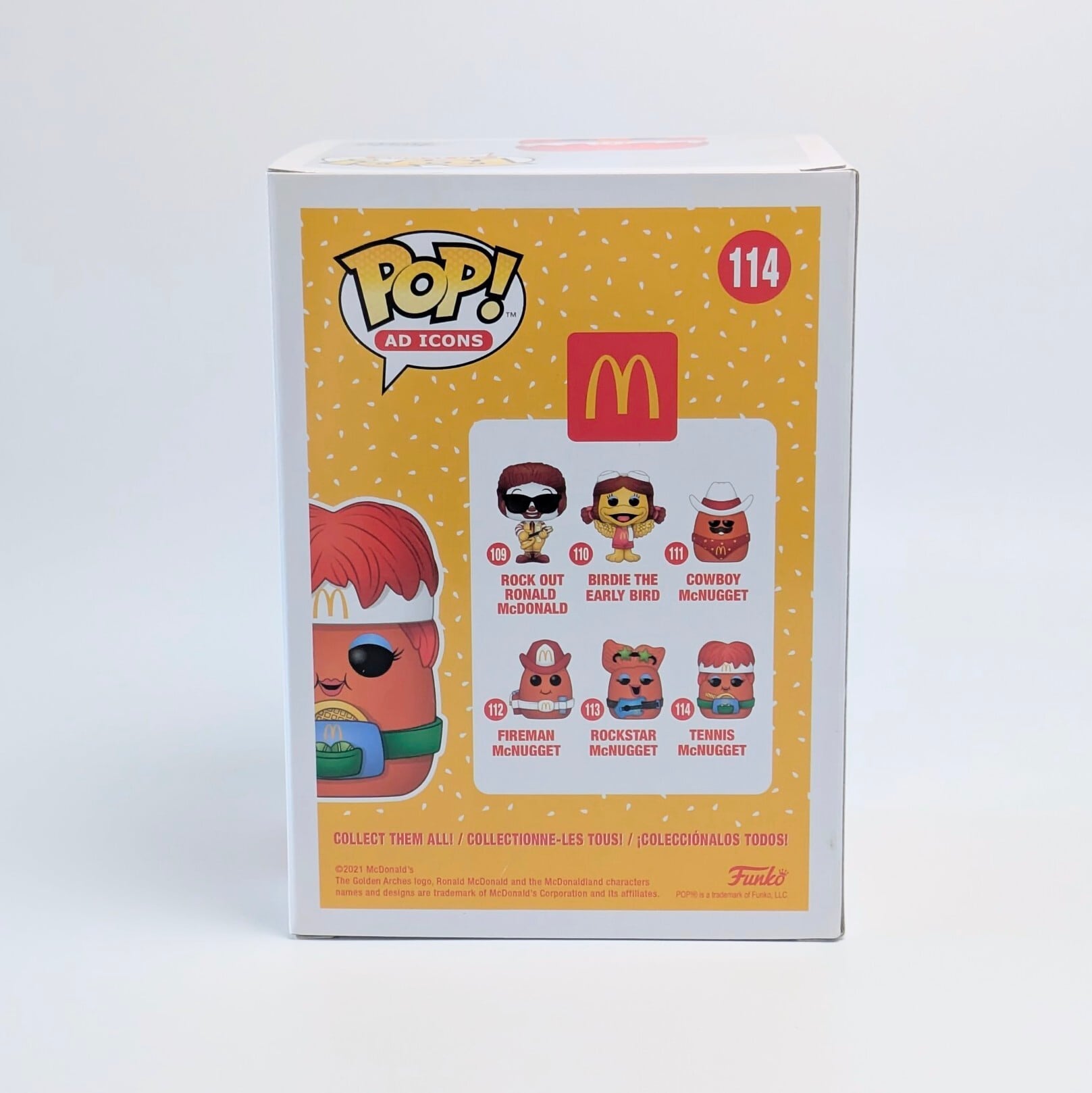 ☆US直輸入☆FUNKO 【 POP! AD ICONS VINYL FIGURE MCDONALDS TENNIS McNUGGET（ マクドナルド テニス マックナゲット ）】 ビニールフィギュア〚アメリカン雑貨 アメトイ〛