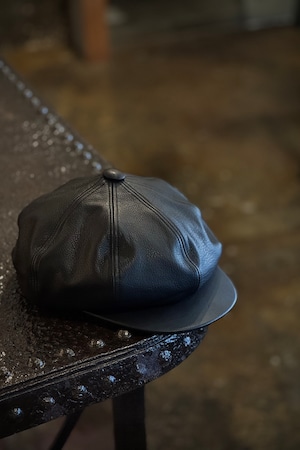 BLACK SIGN/ブラックサイン　Leather Casquette　BSFC-26901