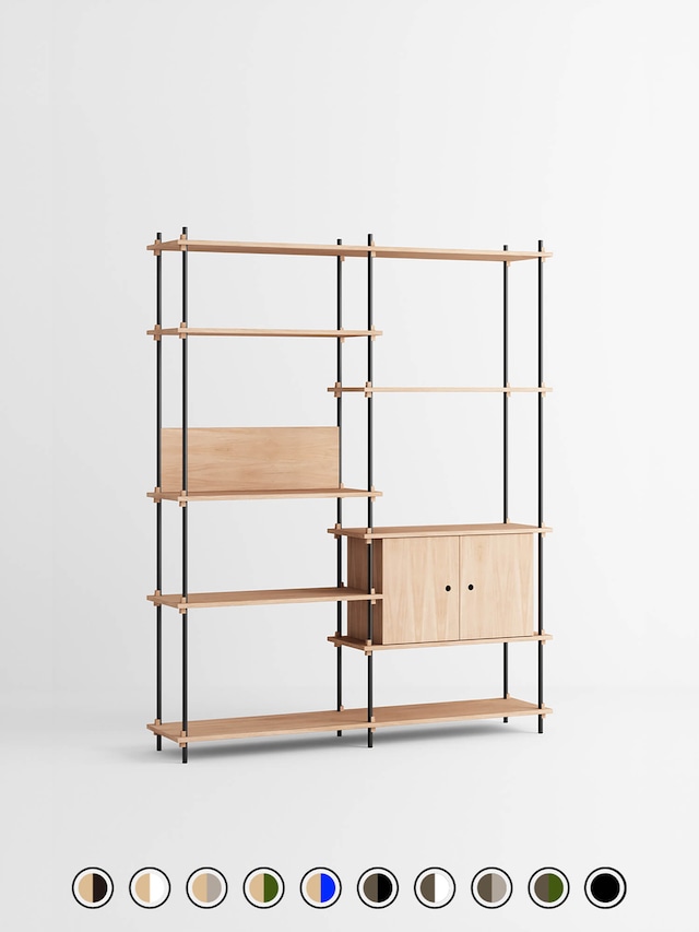 MOEBE Shelving System セット S.200.2.C（11カラー）