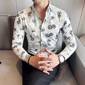 edge rose print shirt tops 00189