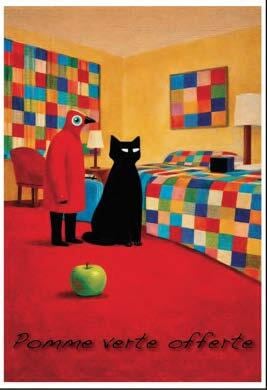 George Bayer "Le Chat and the complimentary green apple" 3/3