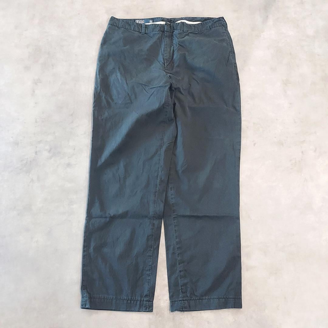 ポロバイ ラルフローレン W36 ポロチノ パンツ 90s 古着 紺 15536 | fuufu