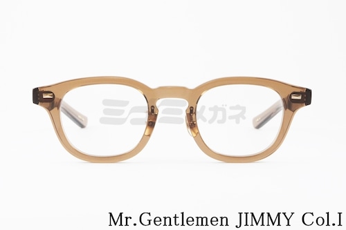 Mr.Gentleman クリア メガネ JIMMY COL.I ウェリントン ミスタージェントルマン 正規品