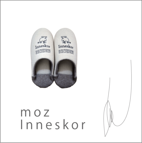 【MOZ】リネン袋付きROOMシューズ
