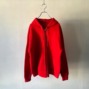 80's sweat zip parker