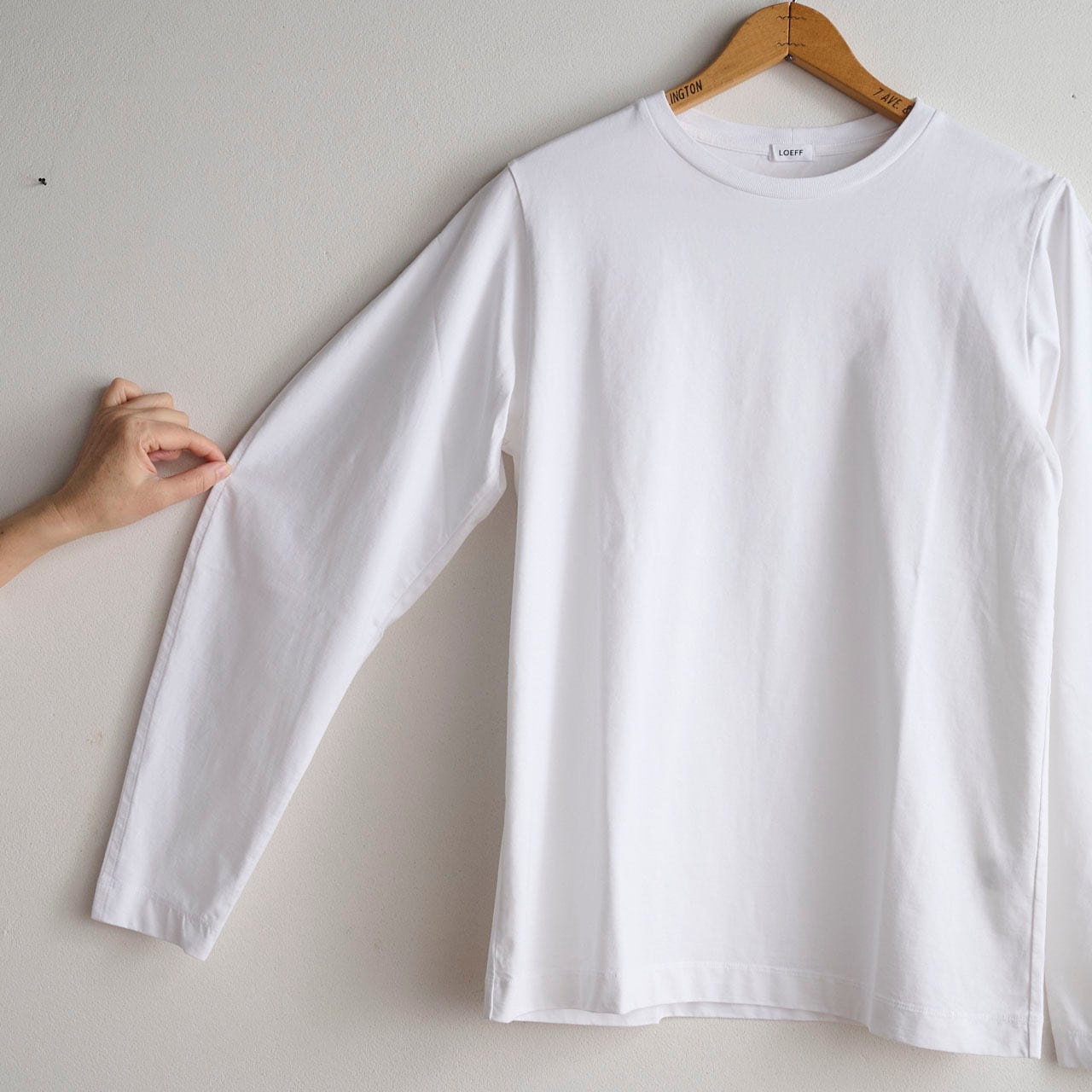 guさま　LOEFF(ロエフ)　クレセントスリーブTシャツ