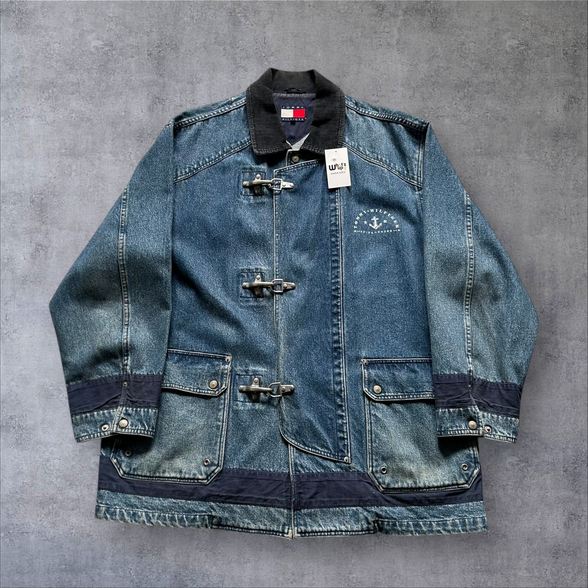 1990s Tommy Hilfiger Denim Fireman Jacket【高円寺店】
