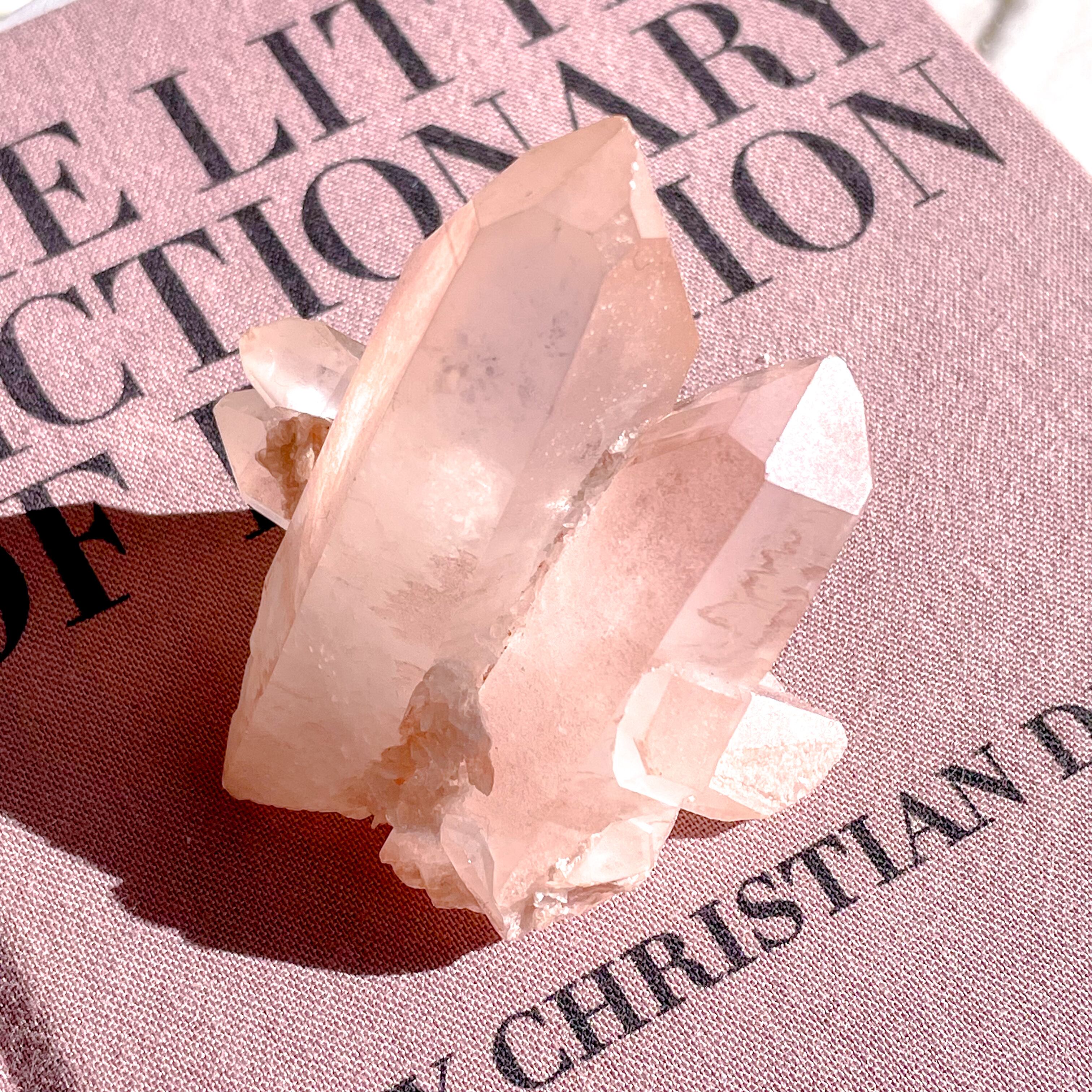 Pink Quartz Cluster2 ✧ ピンククォーツクラスター