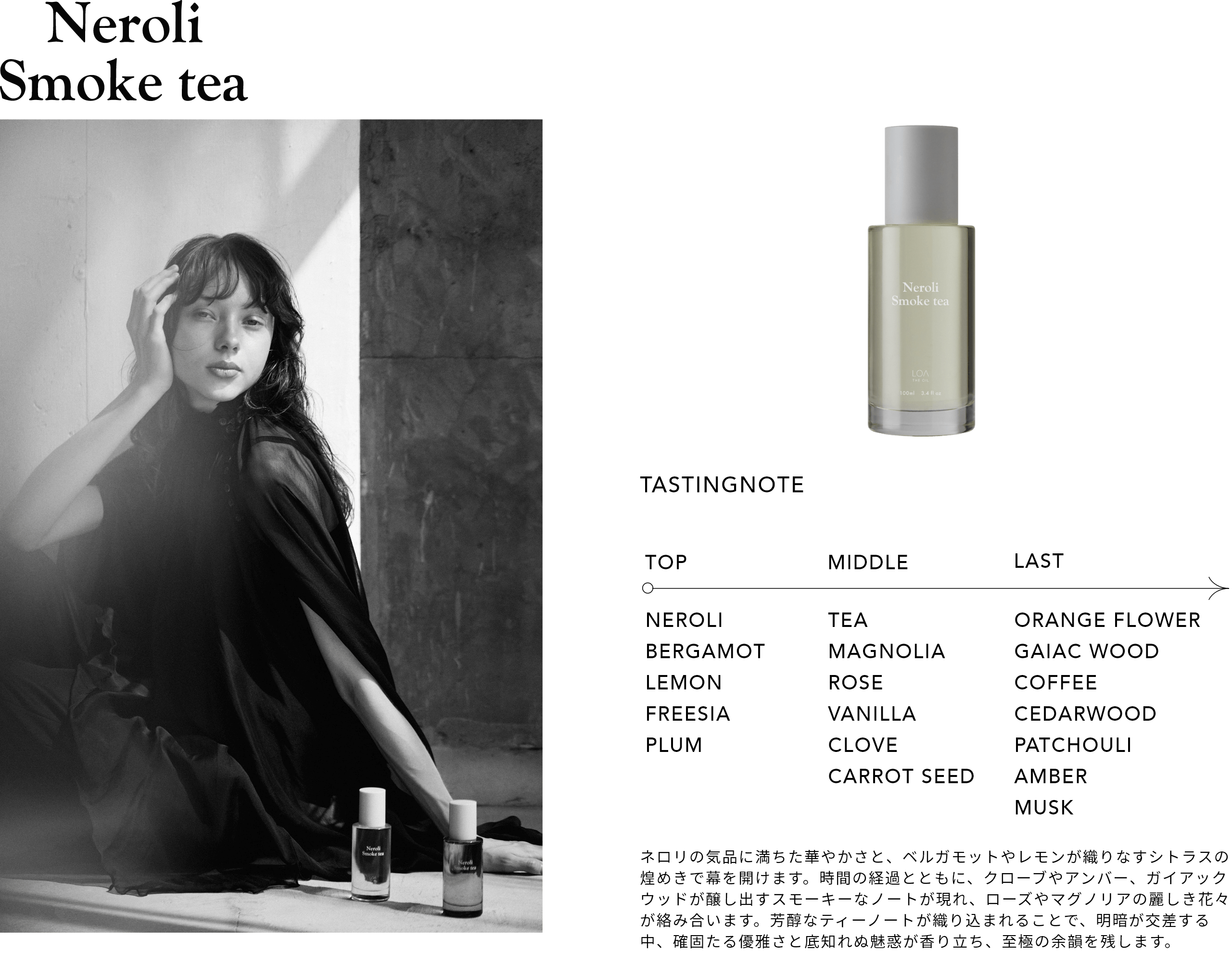 LOA THE OIL 30ml ブランシュ / シトラスベール / ジャスミンドレ